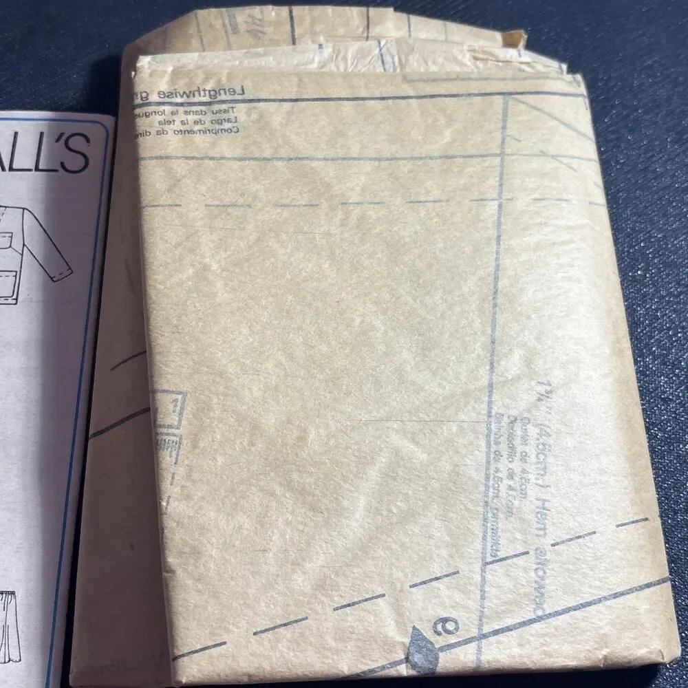 MCCALLS 3194 UC Jacket, Blouse, Dress, Skirt & Pants sewing pattern VTG.